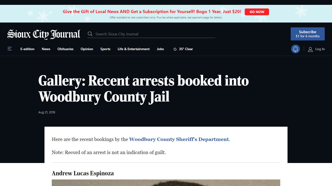 Gallery: Recent arrests booked into Woodbury County Jail